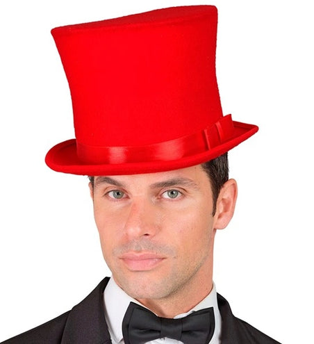 Widmann SRL Hoge hoed rood Maud top kwaliteit