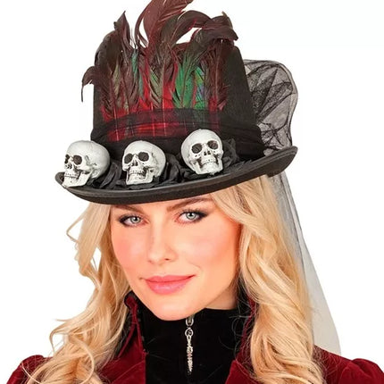 Widmann SRL Hoge hoed schedel Pim