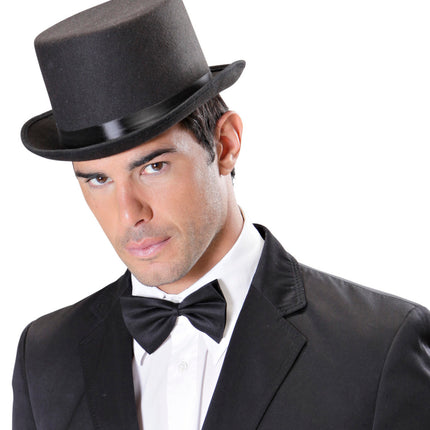 Widmann SRL Hoge hoed vilt luxe zwart