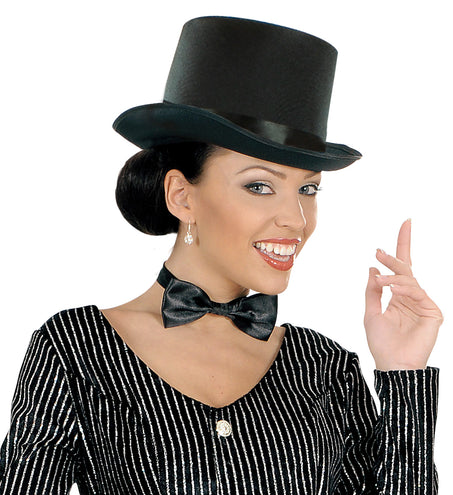 Widmann SRL Hoge hoed vilt zwart