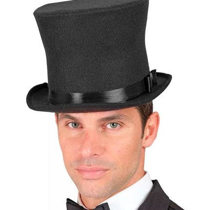 Widmann SRL Hoge hoed zwart Emma top kwaliteit