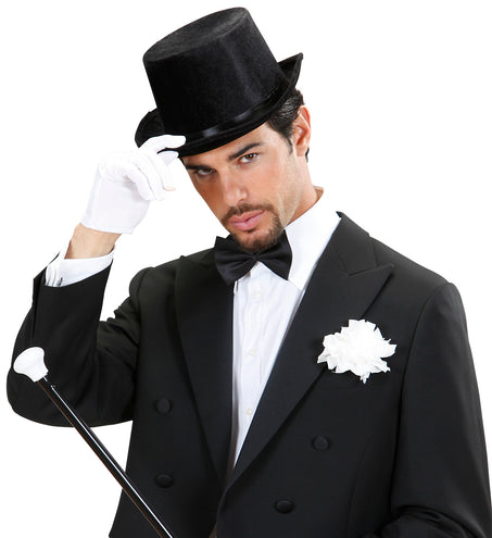 Widmann SRL hoge hoed zwart fluweel