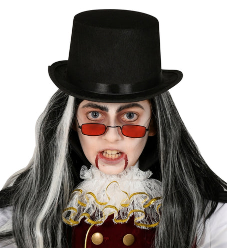 Widmann SRL Hoge hoed zwart kind