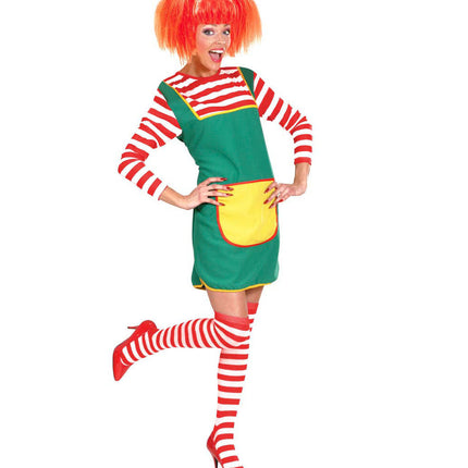 Widmann SRL Hoge kousen rood wit gestreept pipi