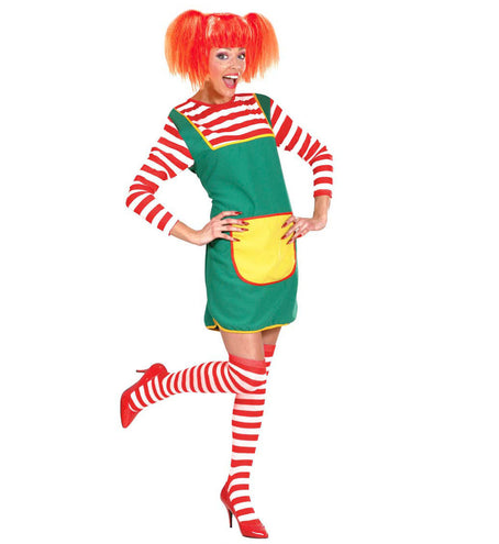 Widmann SRL Hoge kousen rood wit gestreept pipi