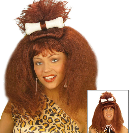 Widmann SRL Holbewoner pruik Wilma of Fred