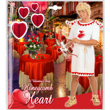 Widmann SRL Honinggraat lampion hart voor bruiloft