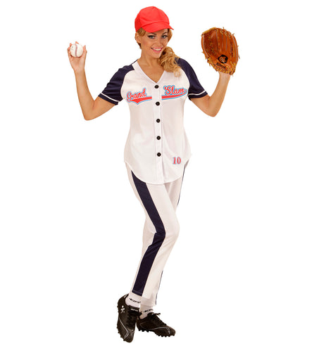 Widmann SRL Honkbal damespak voor carnaval
