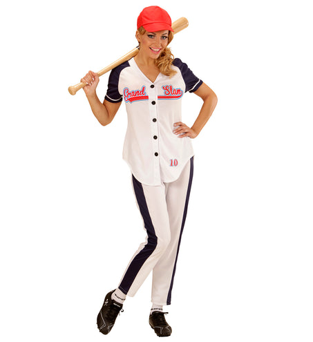 Widmann SRL Honkbal damespak voor carnaval