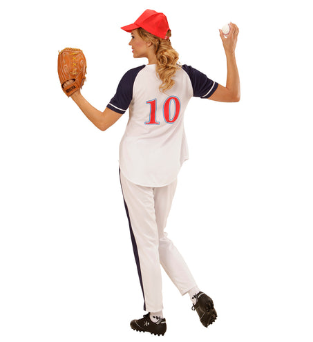 Widmann SRL Honkbal damespak voor carnaval