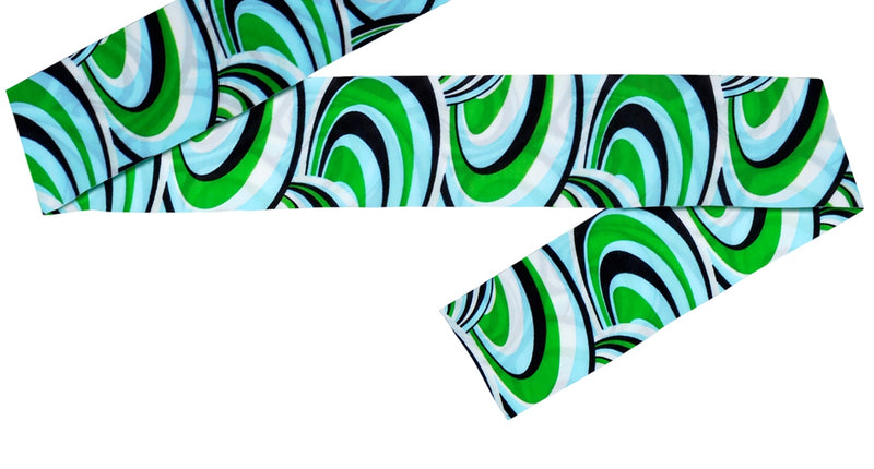 Widmann SRL Hoofdband hippie blauw groen