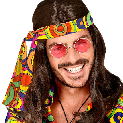 Widmann SRL Hoofdband jaren 70 groovy cirkels
