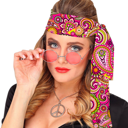 Widmann SRL Hoofdband jaren 70 paisley