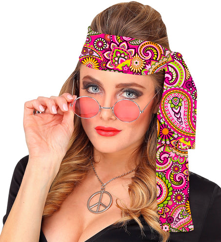 Widmann SRL Hoofdband jaren 70 paisley