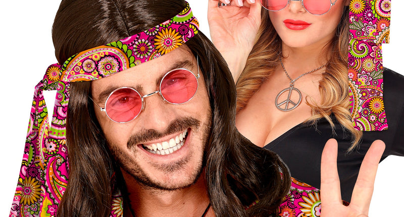 Widmann SRL Hoofdband jaren 70 paisley