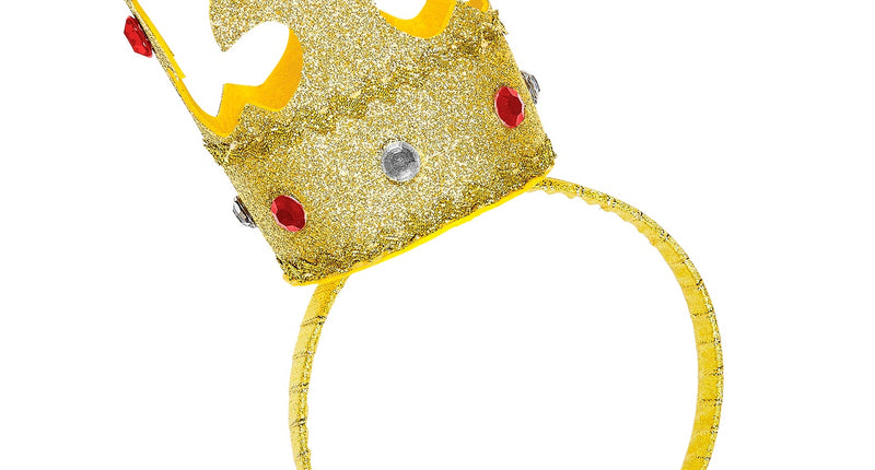 Widmann SRL Hoofdband met mini kroon goud