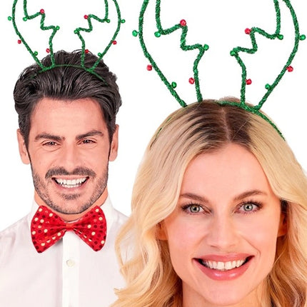 Widmann SRL Hoofdband rendier groen Yara