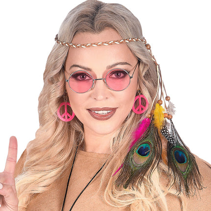 Widmann SRL Hoofdband veren Indiaan