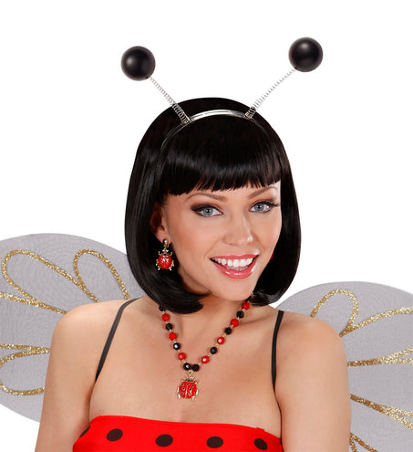 Widmann SRL Hoofdband voelsprieten zwart