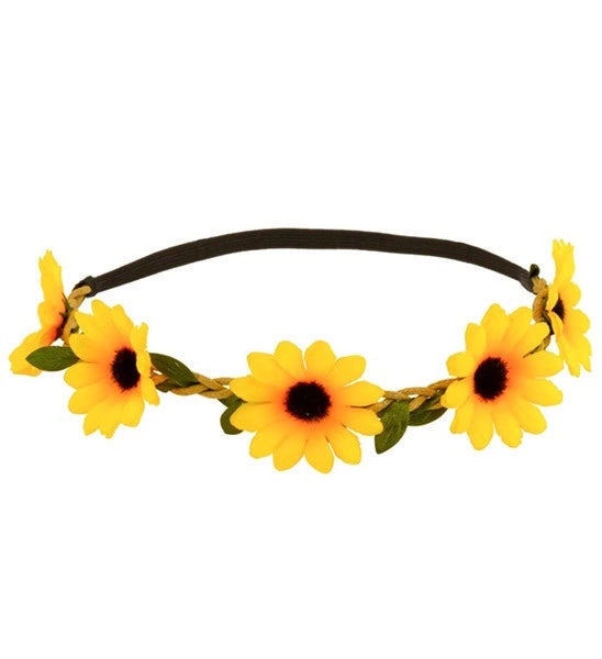 Widmann SRL Hoofdband zonnebloem Vera