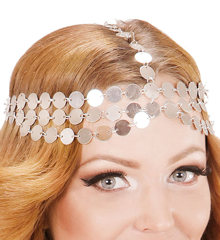 Widmann SRL Hoofdversiering met zilveren muntjes