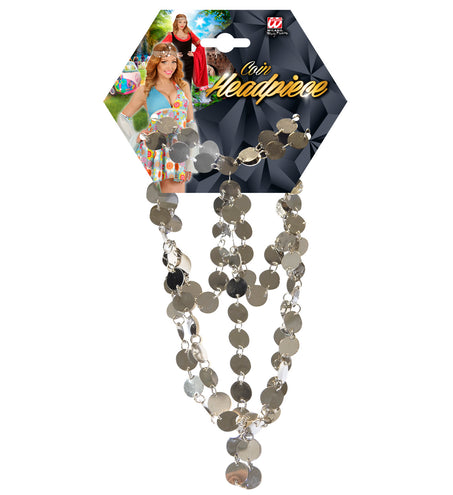 Widmann SRL Hoofdversiering met zilveren muntjes