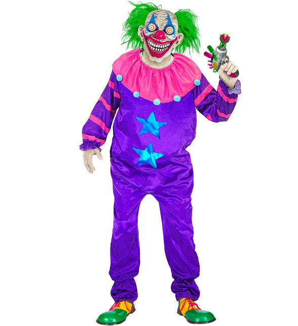 Widmann SRL Horror Clown jumpsuit Creapy