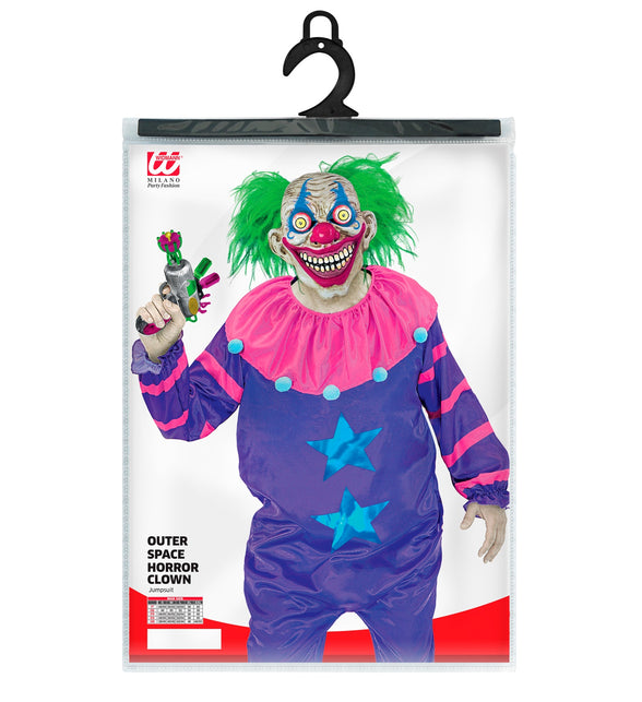 Widmann SRL Horror Clown jumpsuit Creapy