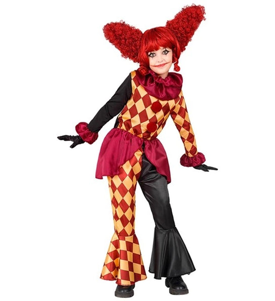 Widmann SRL Horror clown kostuum Sara meisjes