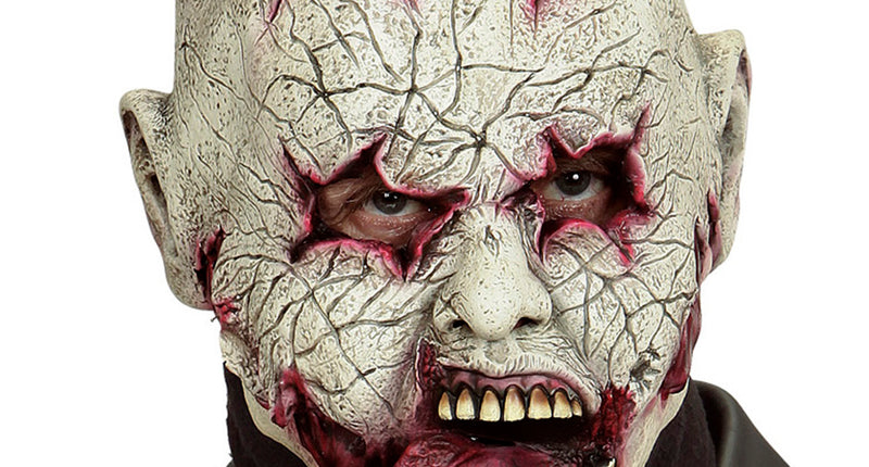 Widmann SRL Horror clown masker met snijwonden