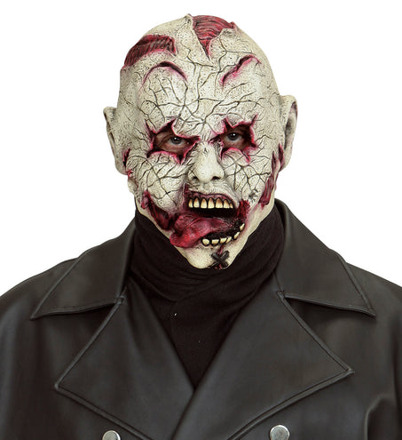 Widmann SRL Horror clown masker met snijwonden