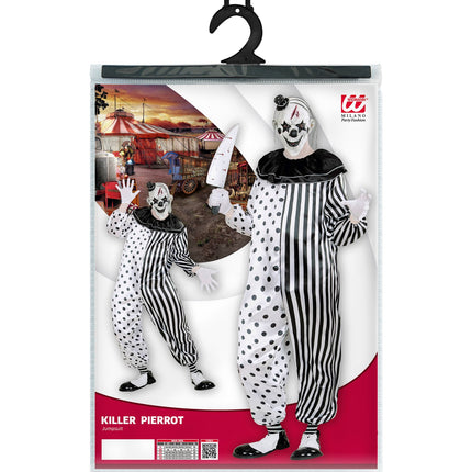 Widmann SRL Horror pierrot pak heren