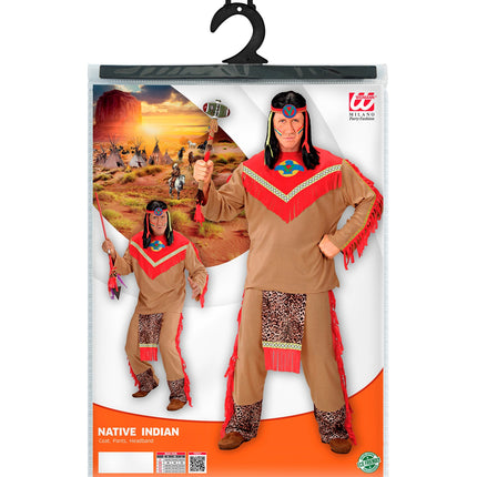 Widmann SRL Indiaan kostuum  "Sitting Bull"
