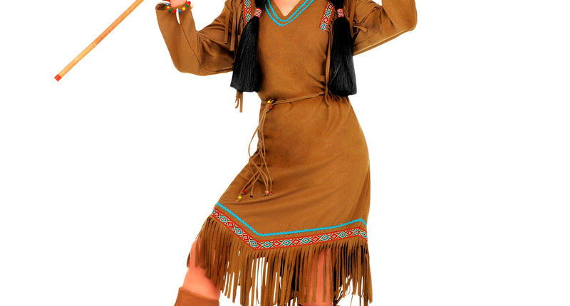 Widmann SRL Indiaanse jurk met accessoires