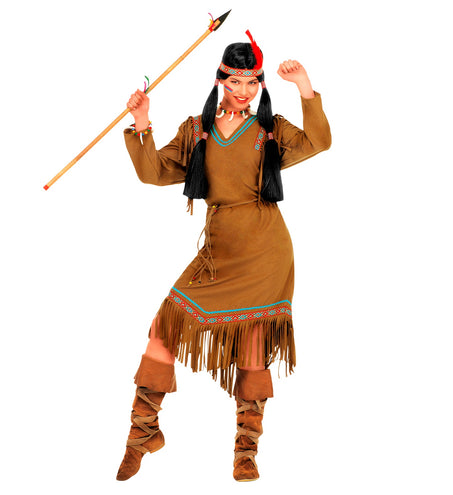 Widmann SRL Indiaanse jurk met accessoires