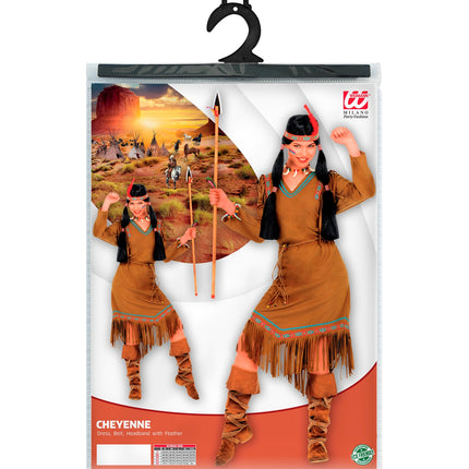 Widmann SRL Indiaanse jurk met accessoires