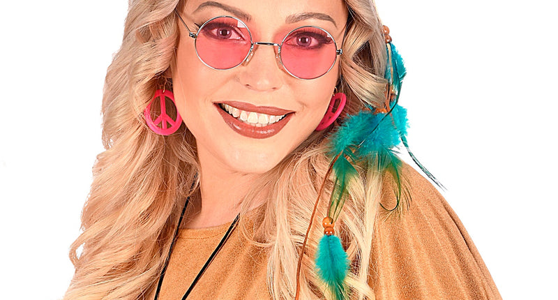 Widmann SRL Indianen hoofdband met veren