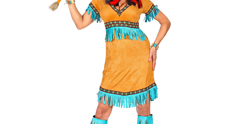 Widmann SRL Indianen jurk dames Fleur