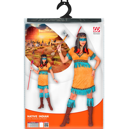 Widmann SRL Indianen jurk dames Fleur