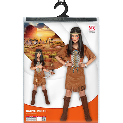 Widmann SRL Indianen jurk meisje