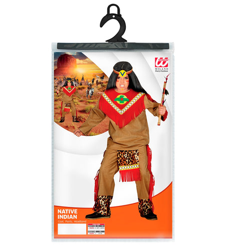 Widmann SRL Indianen kostuum Sitting Bull kind