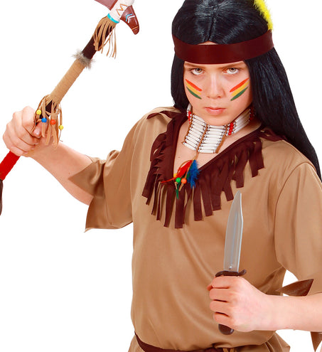 Widmann SRL Indianen mes met schede Rambo