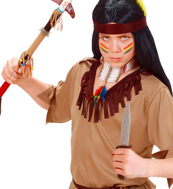 Widmann SRL Indianen mes met schede Rambo