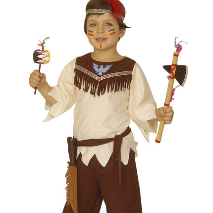 Widmann SRL Indianen mes met schede Rambo