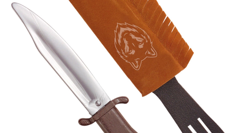 Widmann SRL Indianen mes met schede Rambo