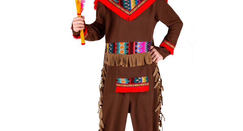 Widmann SRL Indianen pak bruin voor kinderen