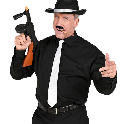 Widmann SRL Jaren 20 Gangster verkleedset zwart