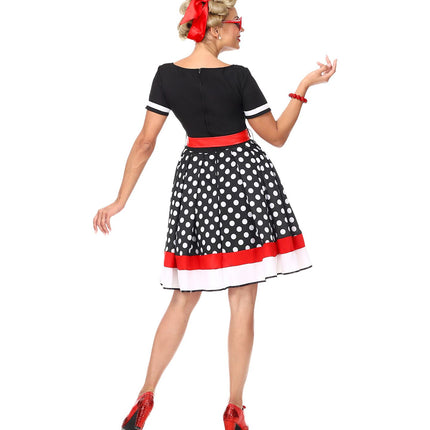 Widmann SRL Jaren 50 jurk Dolly blauw