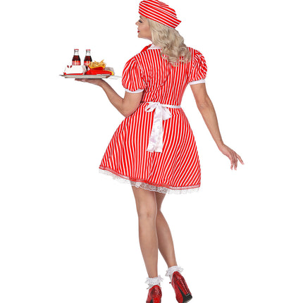 Widmann SRL Jaren 50 serveersters jurk