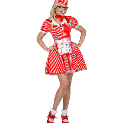 Widmann SRL Jaren 50 serveersters jurk